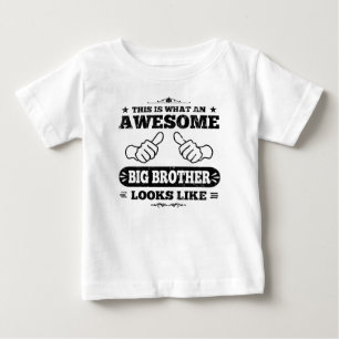 T-shirt Pour Bébé Voilà à quoi ressemble un grand frère génial