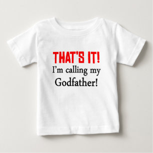 T-shirt Pour Bébé Voilà. j'appelle mon parrain