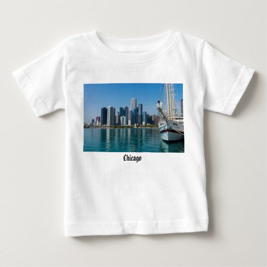 T-shirt Pour Bébé Voile venteux (Devant)
