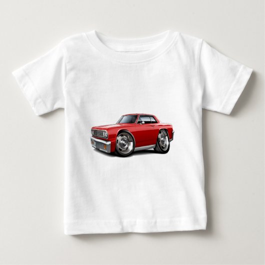 T-shirt Pour Bébé Voiture 1964 de rouge de Chevelle (Devant)