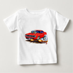 T-shirt Pour Bébé Voiture 1970 de rouge de Cuda