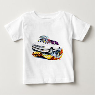 T-shirt Pour Bébé Voiture 1986-88 Blanc-Noire de Monte Carlo