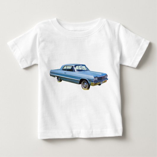 T-shirt Pour Bébé Voiture ancienne 1964 de Chevrolet Impala (Devant)