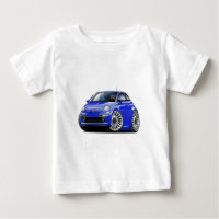 Voiture bleue Fiat 500