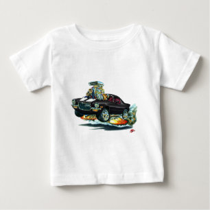 T-shirt Pour Bébé Voiture Camaro noir-blanc 1970-72