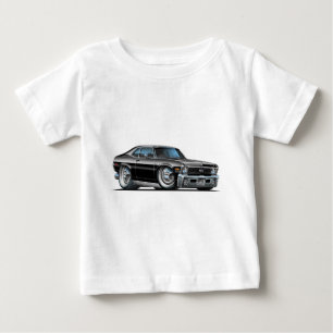 T-shirt Pour Bébé Voiture de noir de nova de Chevy
