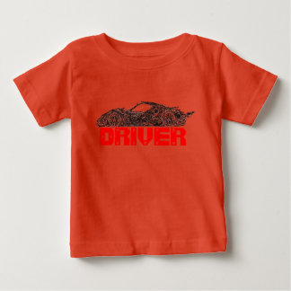T-shirt Pour Bébé Voiture et conducteur