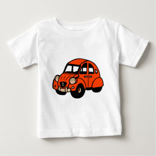 T-shirt Pour Bébé voiture française vintage de 2 cv