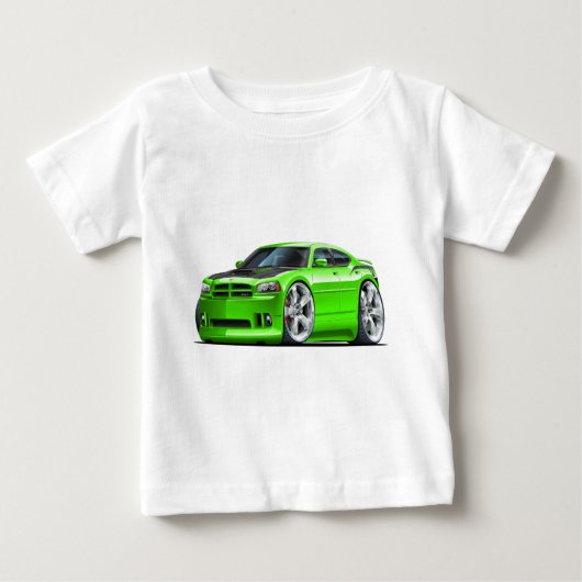 T-shirt Pour Bébé Voiture superbe de vert d'abeille de chargeur de (Devant)