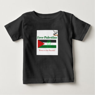 T-shirt Pour Bébé Voix pour Gaza - Free Palestine Tee