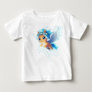 T-shirt Pour Bébé Vol d'énergie majestueux Pegasus