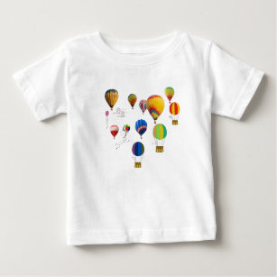 T-shirt Pour Bébé Vol en montgolfière