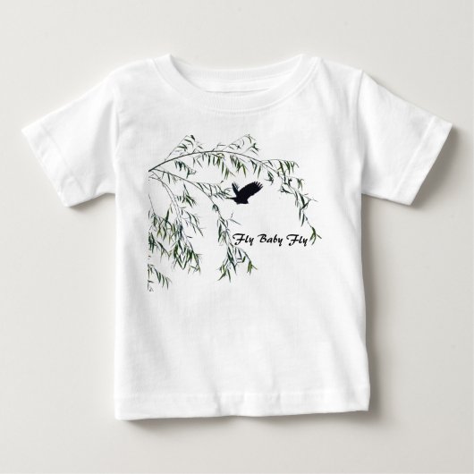 T-shirt Pour Bébé Voler Bébé Vol (Devant)