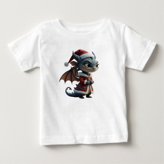 T-shirt Pour Bébé Voleur de biscuits au clair de lune – Le dragon de (Devant)