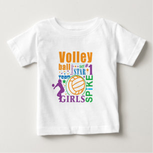 T-shirt Pour Bébé Volley-ball Bourne