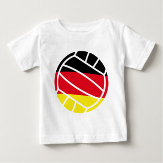 T-shirt Pour Bébé volleyball allemand