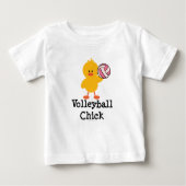 T-shirt Pour Bébé Volleyball poussin adolescent (Devant)