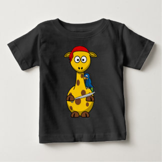 T-shirt Pour Bébé Votre Chemise Enfant Pirate Giraffe Personnalisée