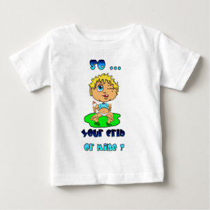 T-shirt Pour Bébé Votre huche. mine de .or