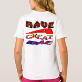 T-shirt Pour Bébé Votre portrait de famille a une grande journée (Dos)