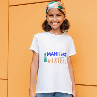 T-shirt Pour Bébé Votre vision du manifeste