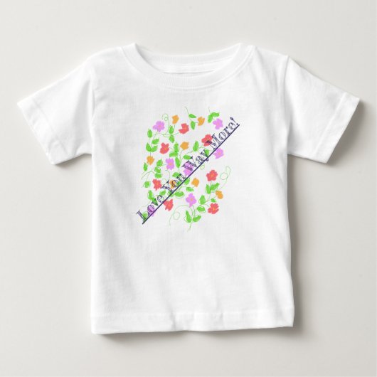 T-shirt Pour Bébé Vous aimez beaucoup plus (Devant)
