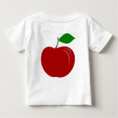 T-shirt Pour Bébé Vous êtes Apple de mon dessus d'oeil (Dos)