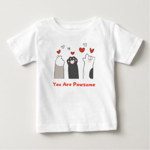T-shirt Pour Bébé Vous êtes génial pawsome