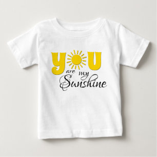T-shirt Pour Bébé Vous êtes mon soleil