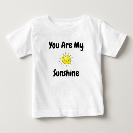 T-shirt Pour Bébé Vous Êtes Mon Soleil (Devant)