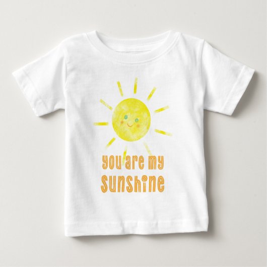 T-shirt Pour Bébé Vous Êtes Mon Soleil (Devant)