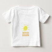 T-shirt Pour Bébé Vous Êtes Mon Soleil (Dos)