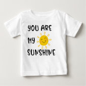 T-shirt Pour Bébé Vous Êtes Mon Soleil (Devant)