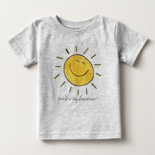 T-shirt Pour Bébé Vous êtes mon soleil ! Chemise infantile (Devant)