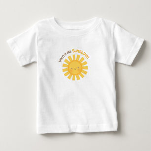 T-shirt Pour Bébé Vous êtes mon soleil Mignon et joyeux soleil pour