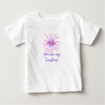 vous êtes mon soleil violet rose pastel rayons de 
