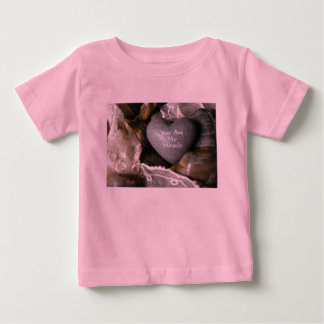 T-shirt Pour Bébé Vous êtes mon T-shirt de bébé de rose de miracle