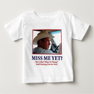 T-shirt Pour Bébé Vous me manquez déjà ?