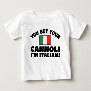 T-shirt Pour Bébé Vous pariez votre Cannoli Je suis Italien