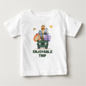 T-shirt Pour Bébé Voyage agréable (Devant)