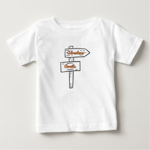 T-shirt Pour Bébé Voyage d'aventure - Voyage à main