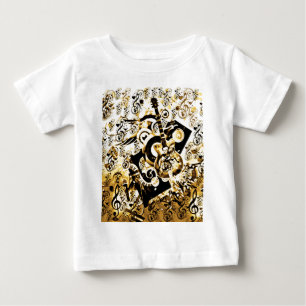 T-shirt Pour Bébé Voyage De Musique, Rocks Gold_