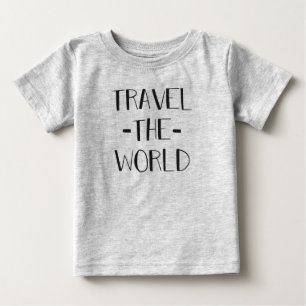 T-shirt Pour Bébé Voyagent le bébé T du monde