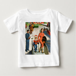 T-shirt Pour Bébé Voyageur spatial