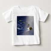 T-shirt Pour Bébé Vue sur les îles Hawaiiennes (Devant)