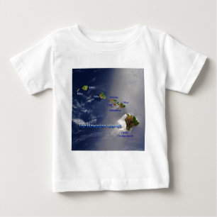 T-shirt Pour Bébé Vue sur les îles Hawaiiennes