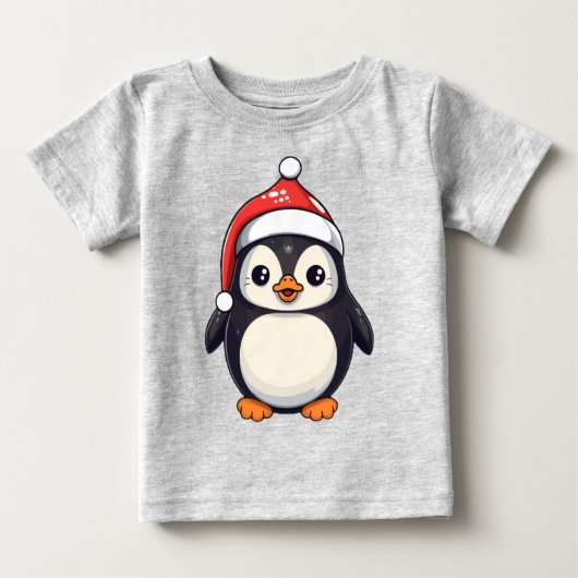 T-shirt Pour Bébé Waddle Claus (Devant)