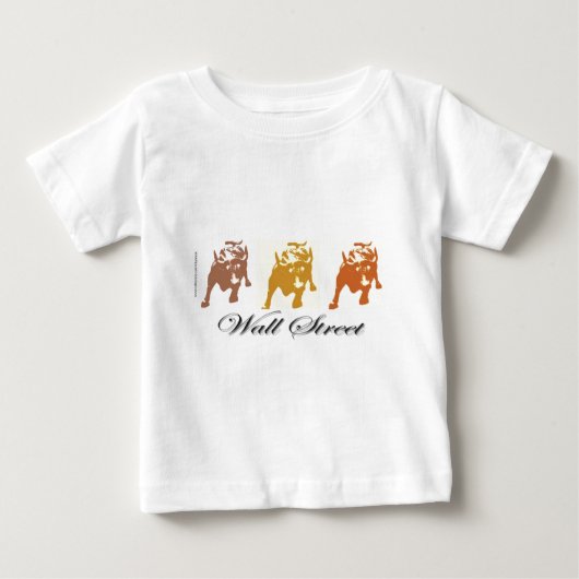 T-shirt Pour Bébé Wall Street (Devant)
