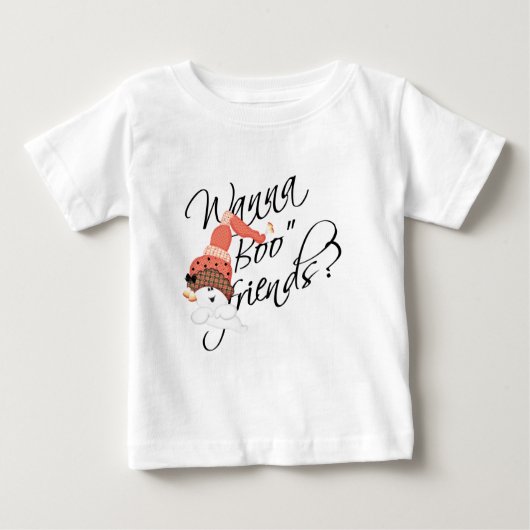 T-shirt Pour Bébé Wanna Boo Friends Halloween (Devant)