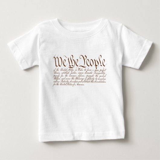 T-shirt Pour Bébé We the People (Devant)